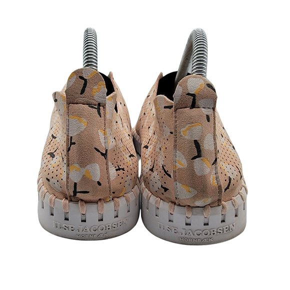 Ilse Jacobsen Tulip 139 Adobe Rose Fabric Perforated Slip On Sneakers Womens 11 - Picture 6 of 12